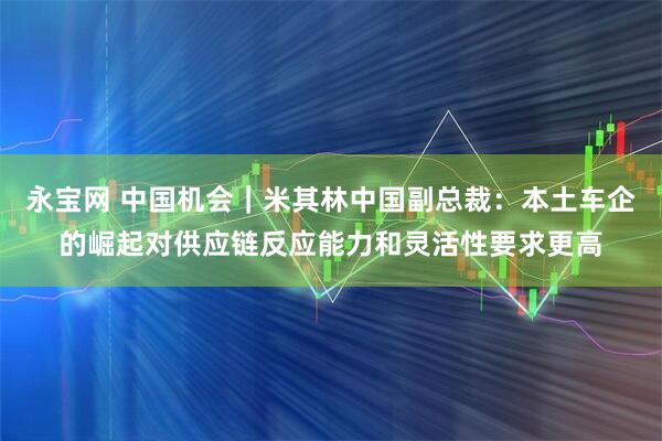 永宝网 中国机会｜米其林中国副总裁：本土车企的崛起对供应链反应能力和灵活性要求更高